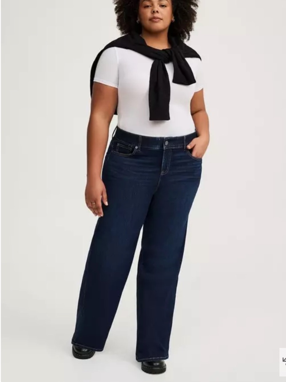 Bombshell Wide-Leg High-Rise Jean
